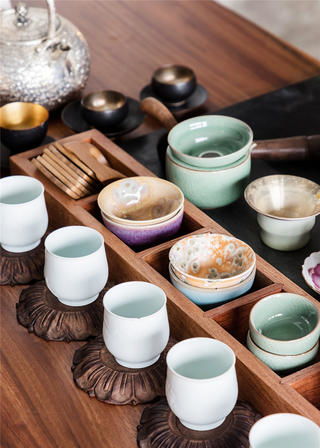 大戶型現代風裝修茶具特寫 靜謐中的奢華